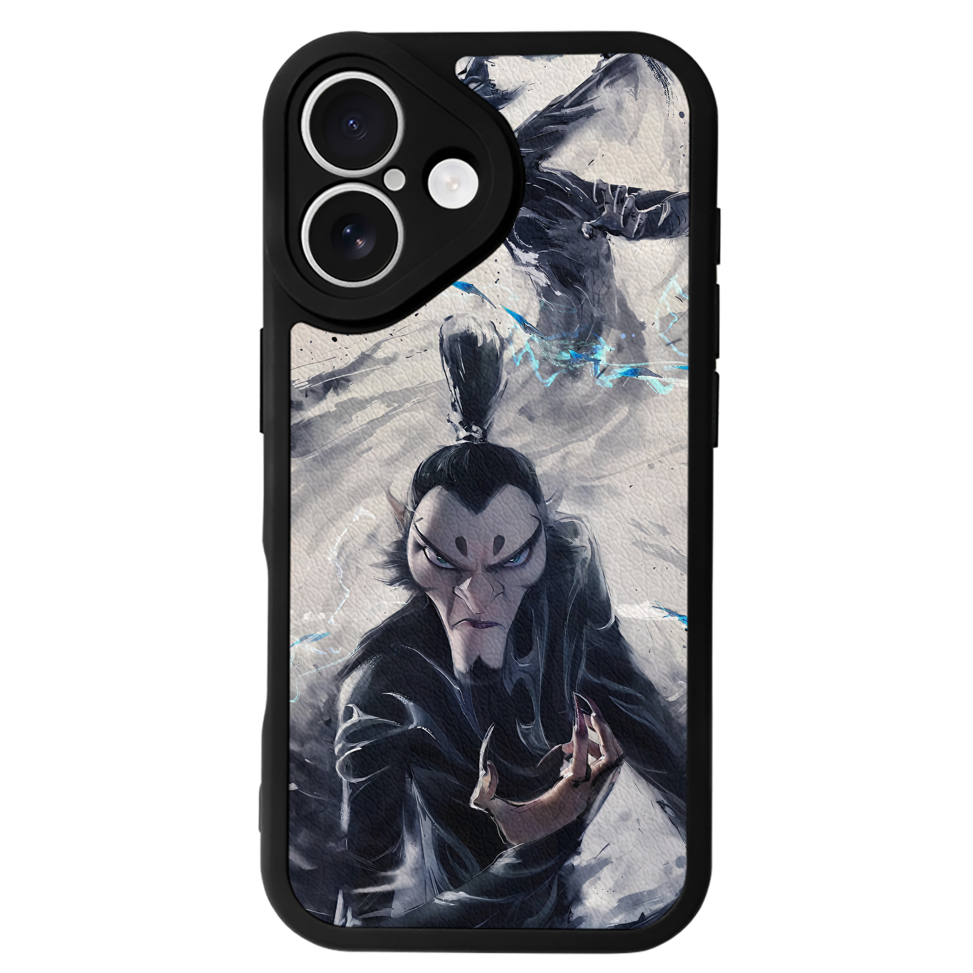 （画像用） Ne Zha 2 ナタ 魔童の大暴れ 【iPhone 16シリーズ対応】シリコンスマホケース（レザー調） 材質：シリコン
